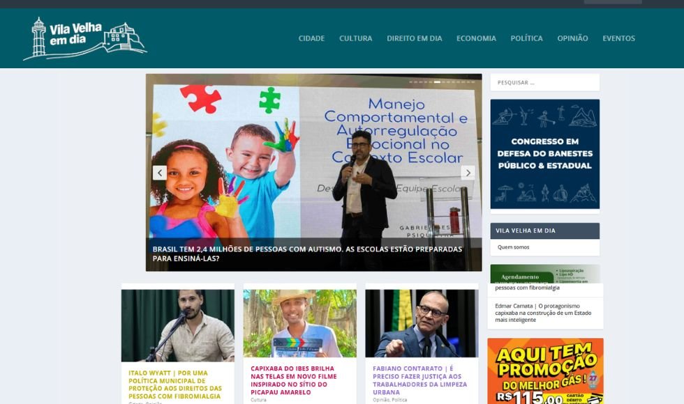 Um Novo Ciclo de Informação e Cidadania: Vila Velha em Dia, Farol da Sociedade