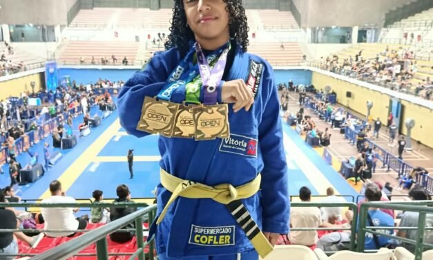 Capixaba Micaela Eduarda conquista título no Rio e chega a 65 medalhas no jiu-jitsu