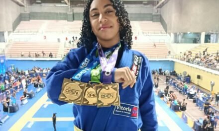 Capixaba Micaela Eduarda conquista título no Rio e chega a 65 medalhas no jiu-jitsu