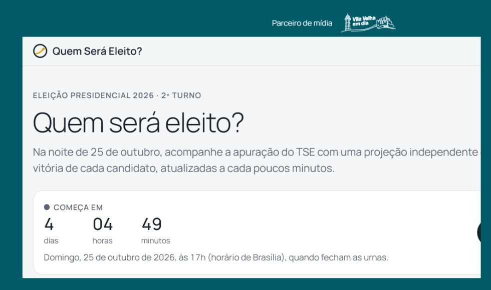 VVemDia terá painel exclusivo que projeta o vencedor do 2º turno antes do fim da apuração